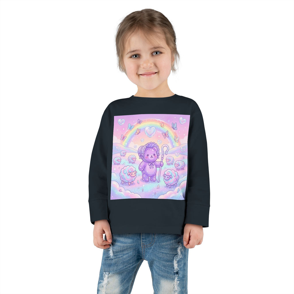 Sweet Dreams, Cotton Candy Sheep & Oozy Shepard of Snoozes_ Graphic Long Sleeve