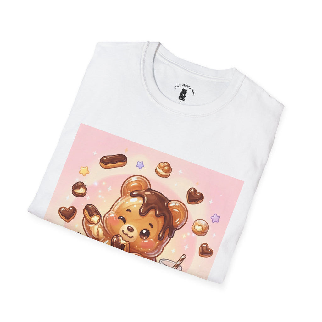 Simpley Sweet Eclair, Fudgey Oozy Bear Friend- Kawaii Graphic Shirt
