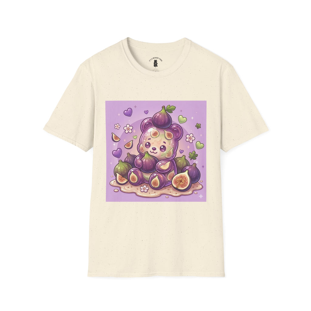 Delicious Ripe Fig, Exotic Oozy Gummy Bear Friend — Kawaii Fruit Design