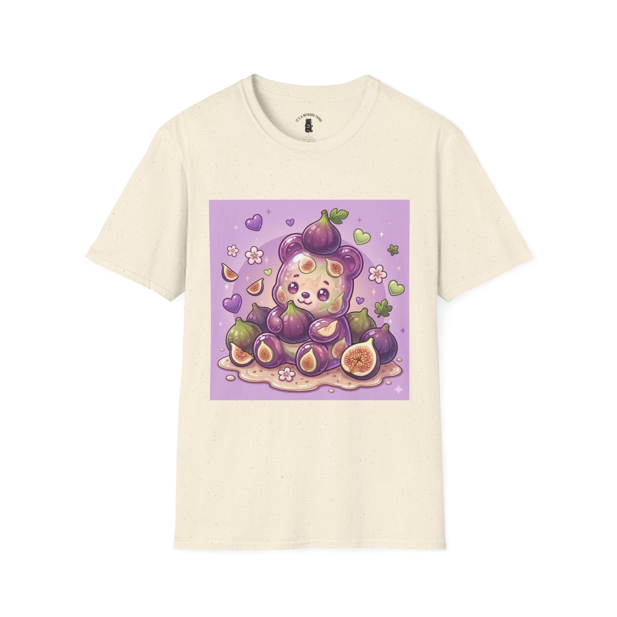 Delicious Ripe Fig, Exotic Oozy Gummy Bear Friend — Kawaii Fruit Design