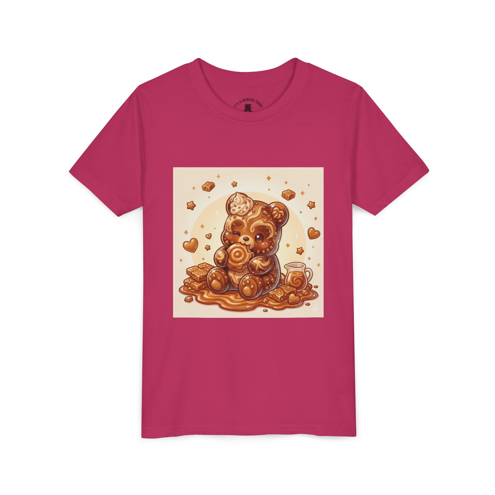 Cinnamon Coffee Cake Gooey Gummy Bear Graphic Kids Shirt