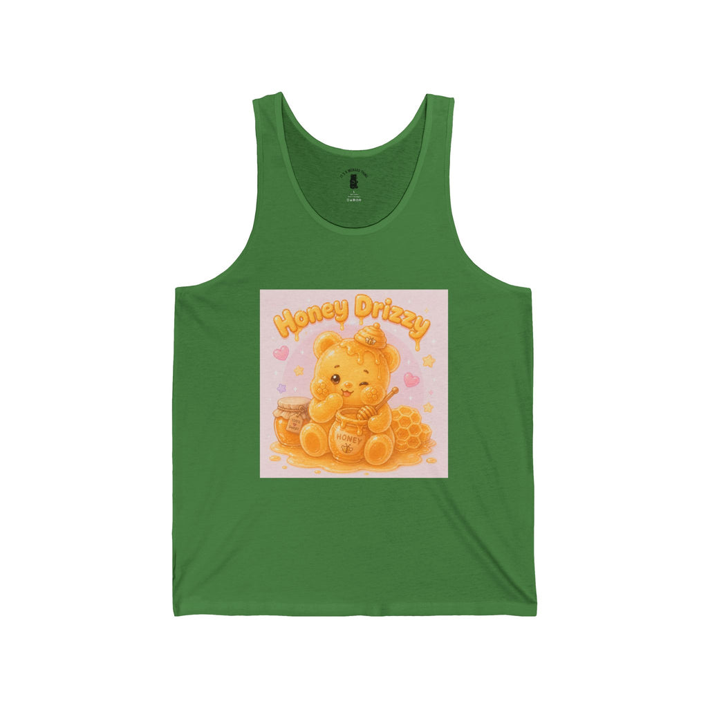 "Honey Drizzy" Golden yellow Gooey Gummy Bear — Cute Graphic Tank top