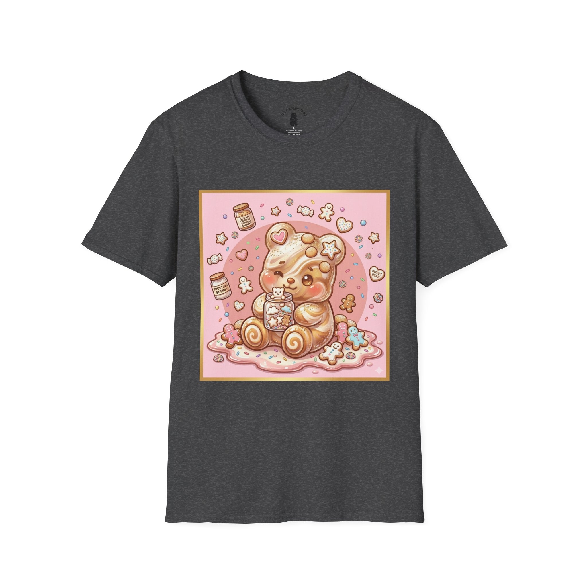 Kawaii Gooey Gummy Bear with Sugar Cookies T-Shirt