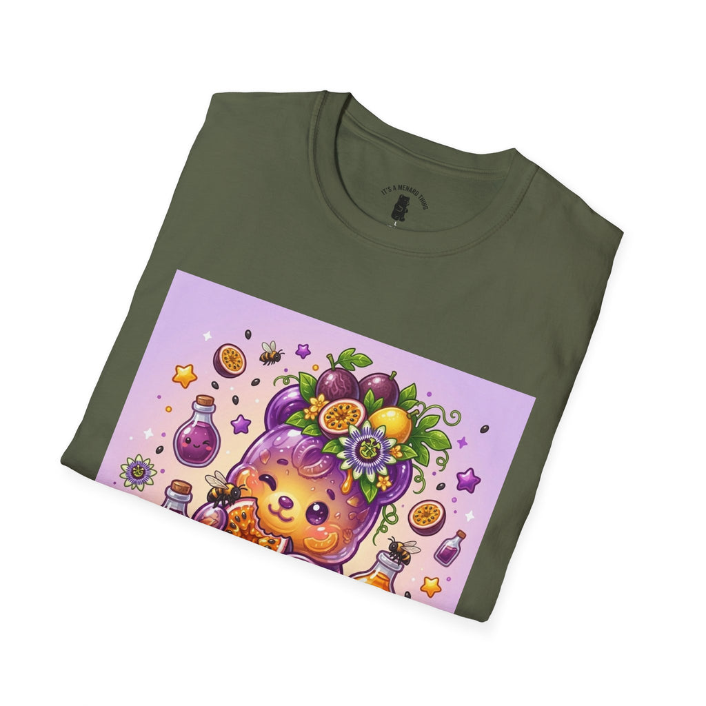 Passion Fruit, Exotic Gooey Gummy Bear— Cute Graphic T-Shirts