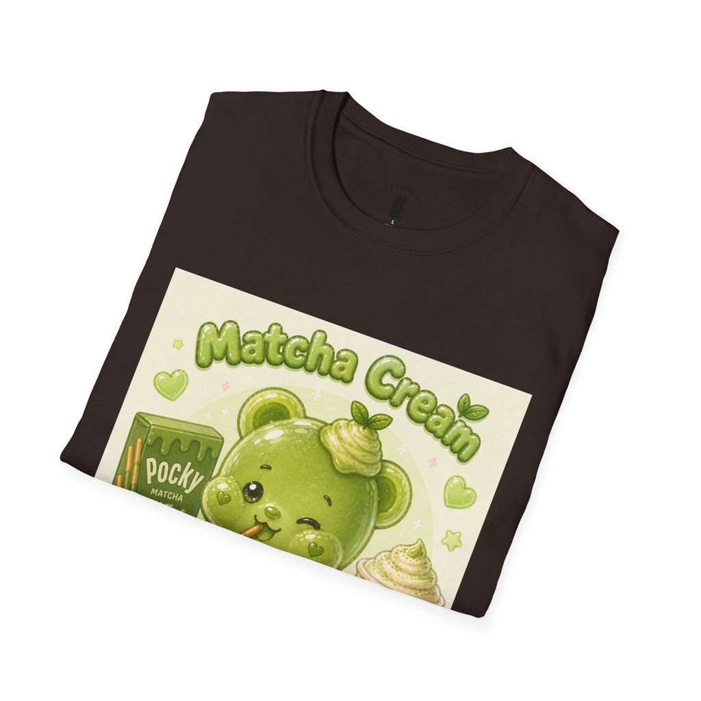 Matcha Cream Gooey Gummy Bear — Cute Green Tea Kawaii Graphic Tee