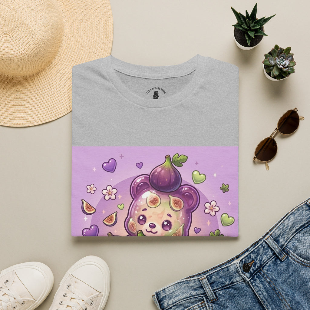 Delicious Ripe Fig, Exotic Oozy Gummy Bear Friend — Kawaii Fruit Design