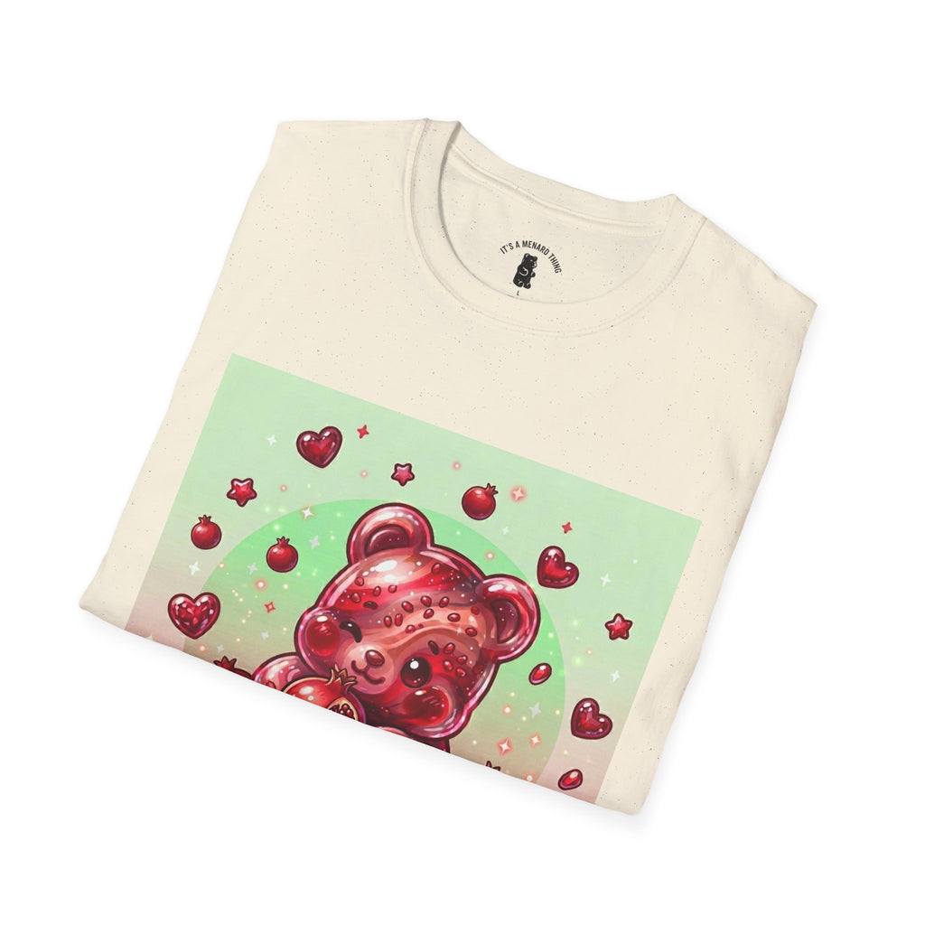 Pomegrante Red Gooey Gummy Bear — Cute Graphic Tee