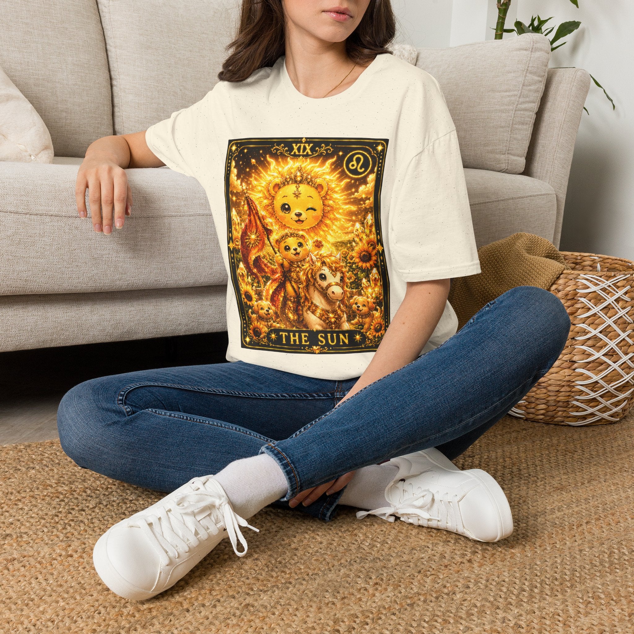 The Sun Tarot Card Golden Oozy Bears Special Addition- Graphic Shirt