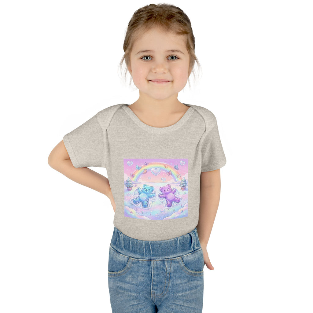Twin Snow Angel Gooey Gummy Bears Infant Bodysuit — Cute Baby Onesie