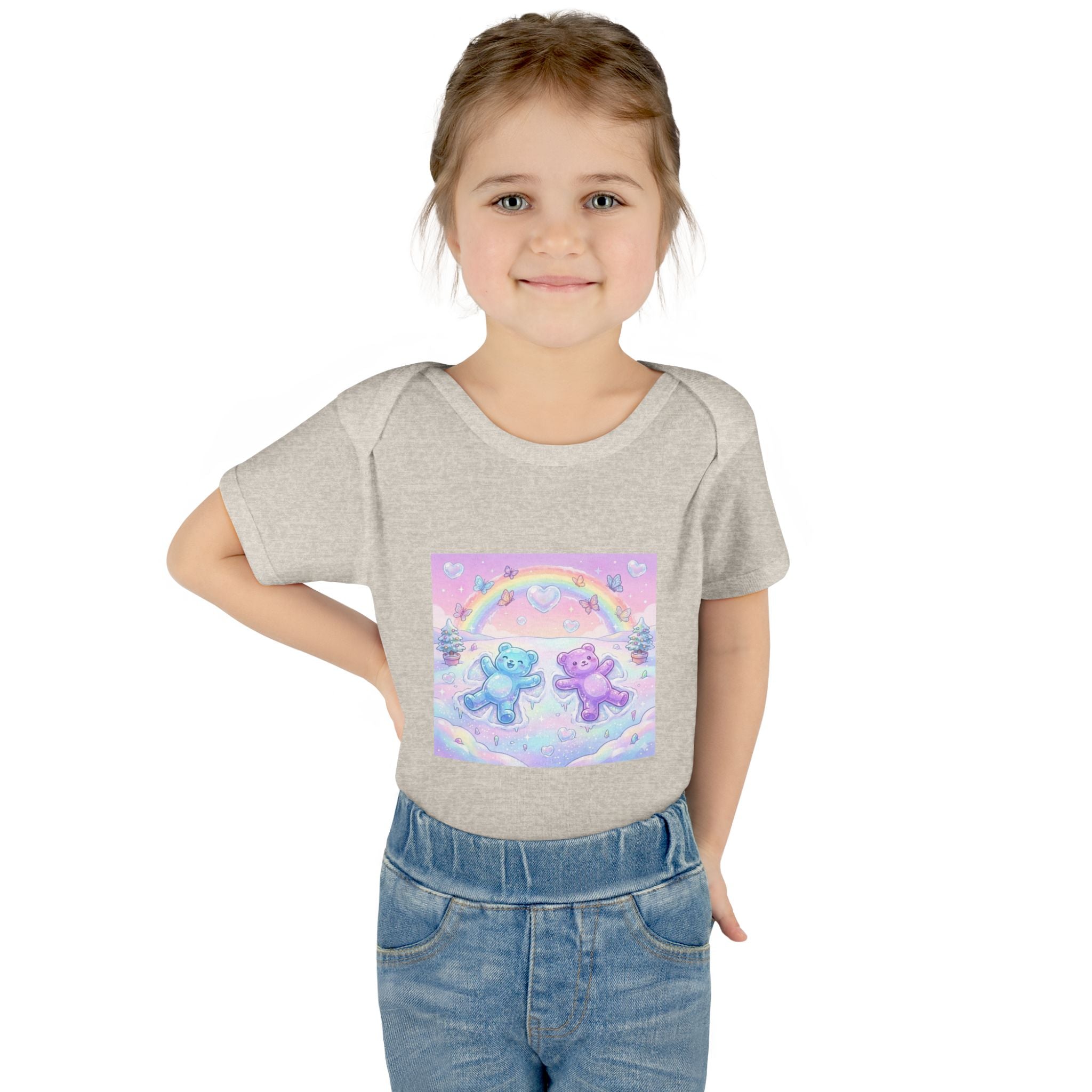 Twin Snow Angel Gooey Gummy Bears Infant Bodysuit — Cute Baby Onesie