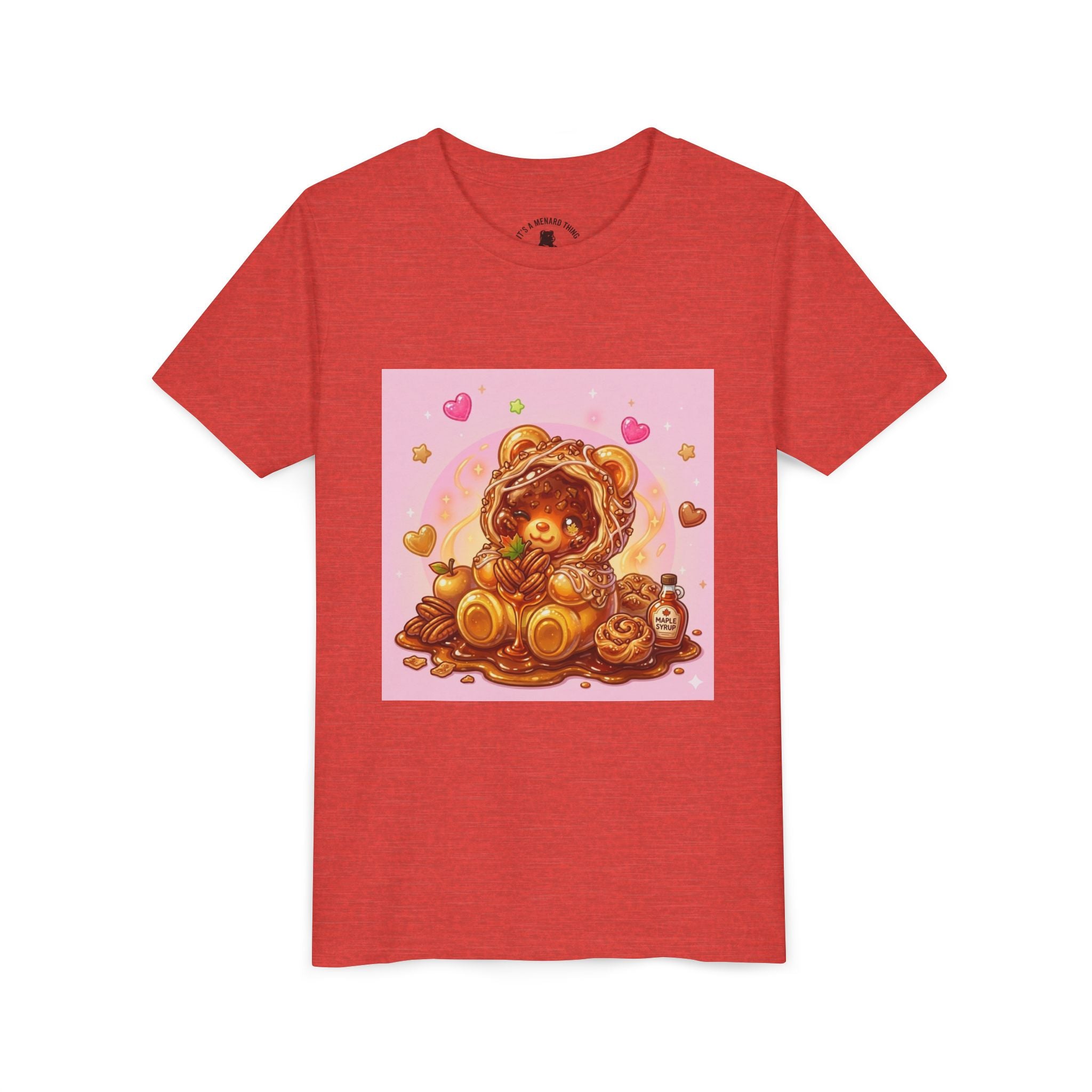 Cinnamon, Butter & Pecan Danish Gooey Gummy Bear Youth T-Shirt