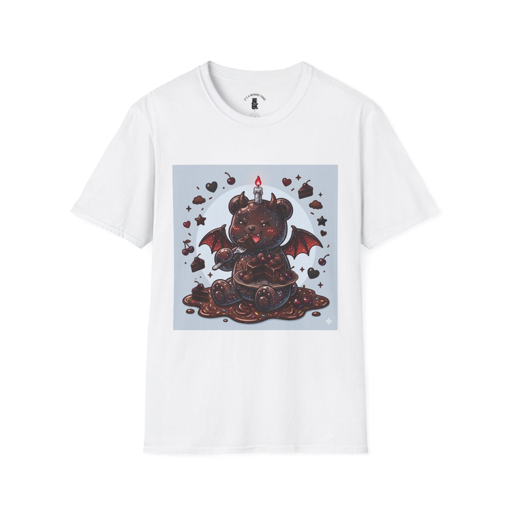 Devils food Cake Demon, Gooey Fudge Gummy Bear — Kawaii Graphic Tee