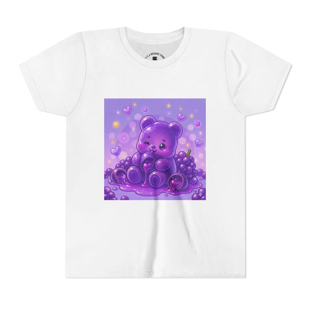 Gooey Grape Gummy Bear Cute Kids Shirt