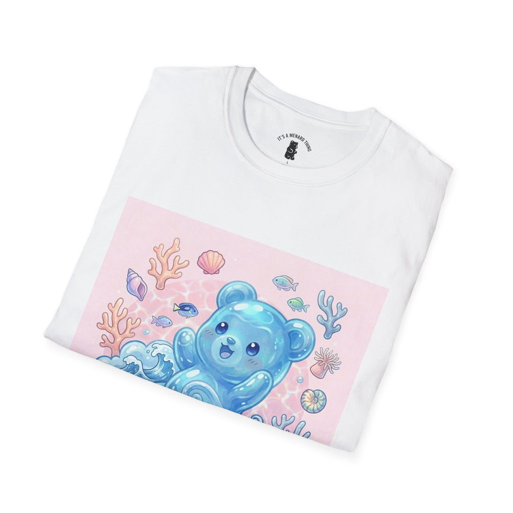 Elemental, Ocean Blue Water Gooey Gummy Bear — Kawaii Graphic Tee