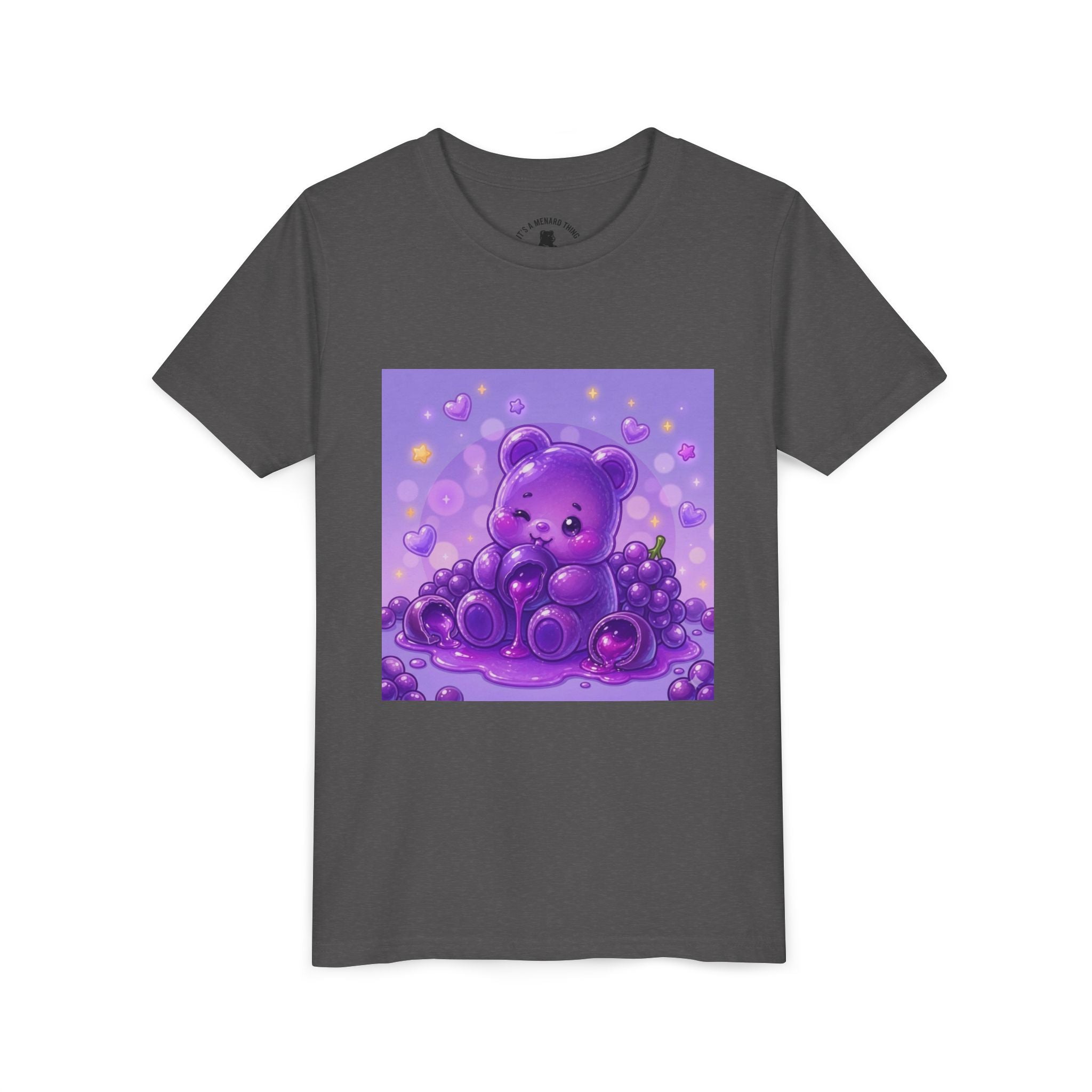 Gooey Grape Gummy Bear Cute Kids Shirt