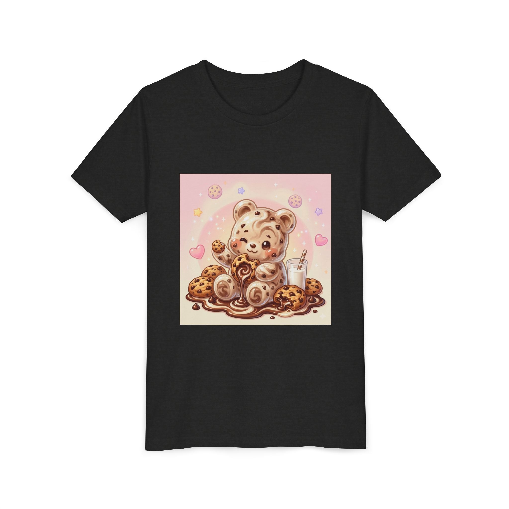 Cookies & Milk Gooey Fudge Gummy Bear Graphic Shirt