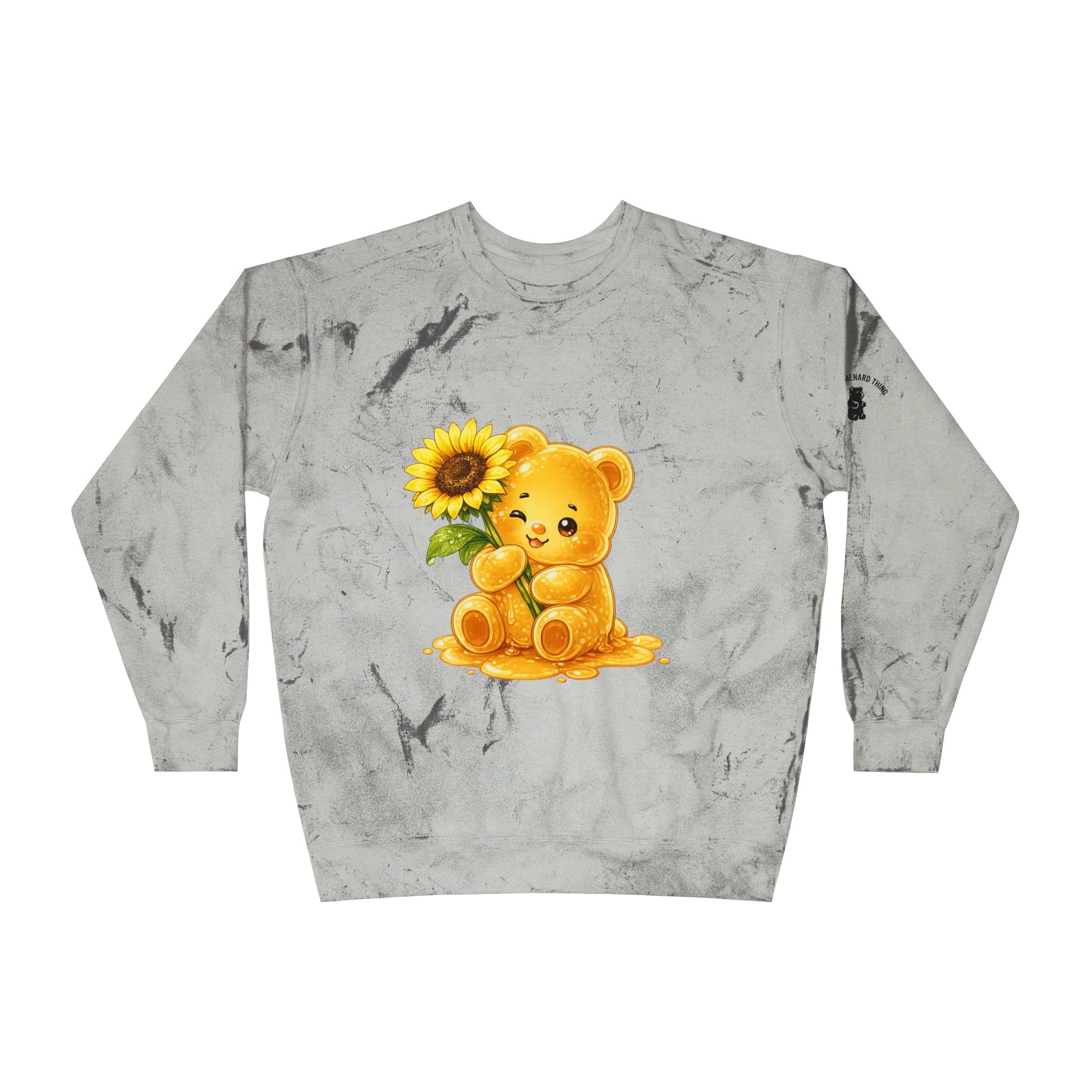 Sunflower Special, Golden Yellow Gooey Gummy Bear- Kawaii Graphic Sweatshirt