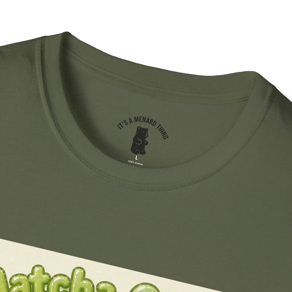 Matcha Cream Gooey Gummy Bear — Cute Green Tea Kawaii Graphic Tee
