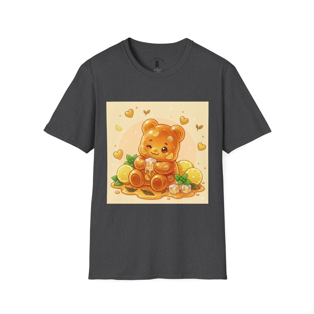 Honey Iced Tea on a Hot Day, Gooey Gummy Bear Tee — Cute Graphic T-Shirt