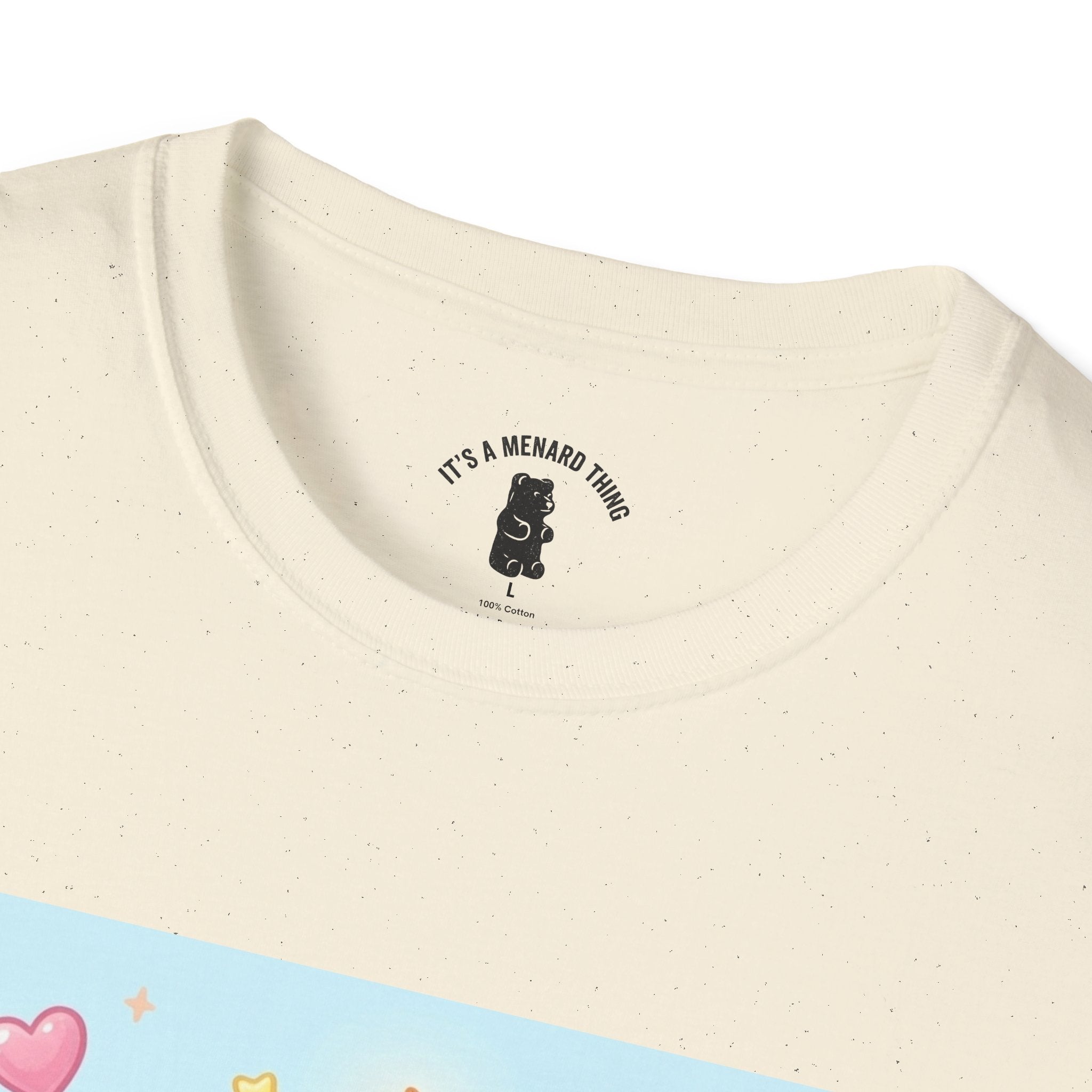 Birthday Cake and Party Gooey Gummy Bear— Kawaii Graphic T-Shirt