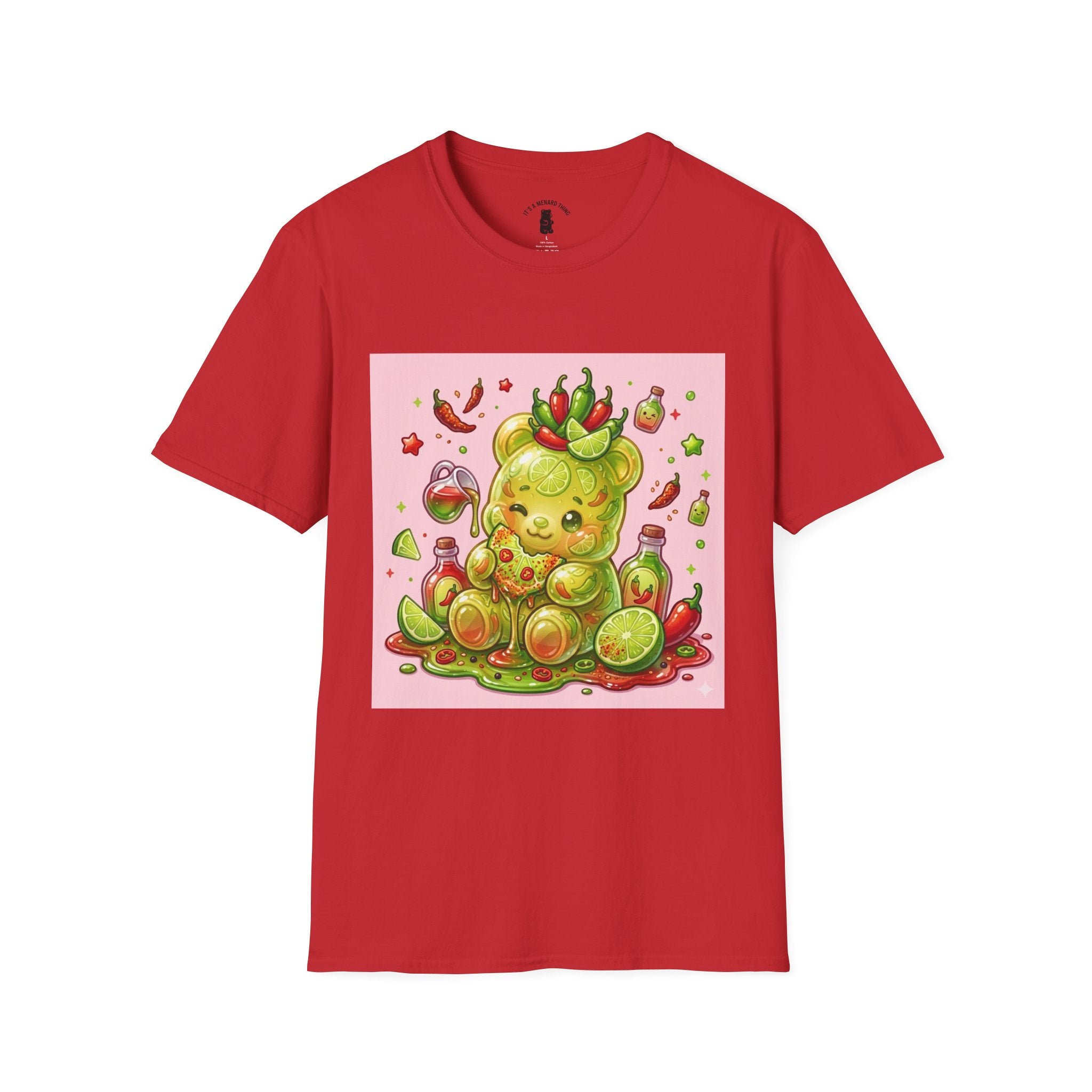 Adorable sweet Chili Lime, Exotic Gooey Gummy Bear— Kawaii Graphic T-Shirt