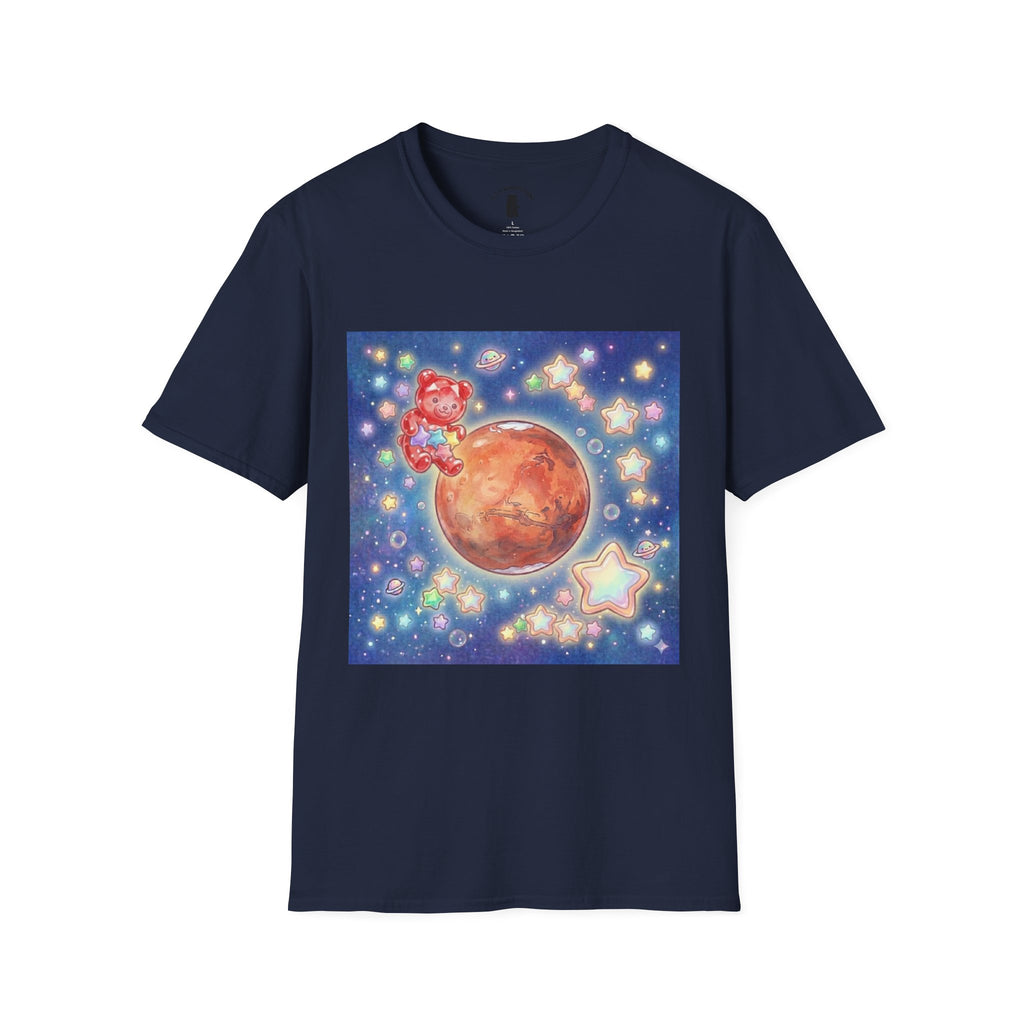 Think of Mars, Red Crystal Gooey Gummy Bear — Space Graphic T-Shirt