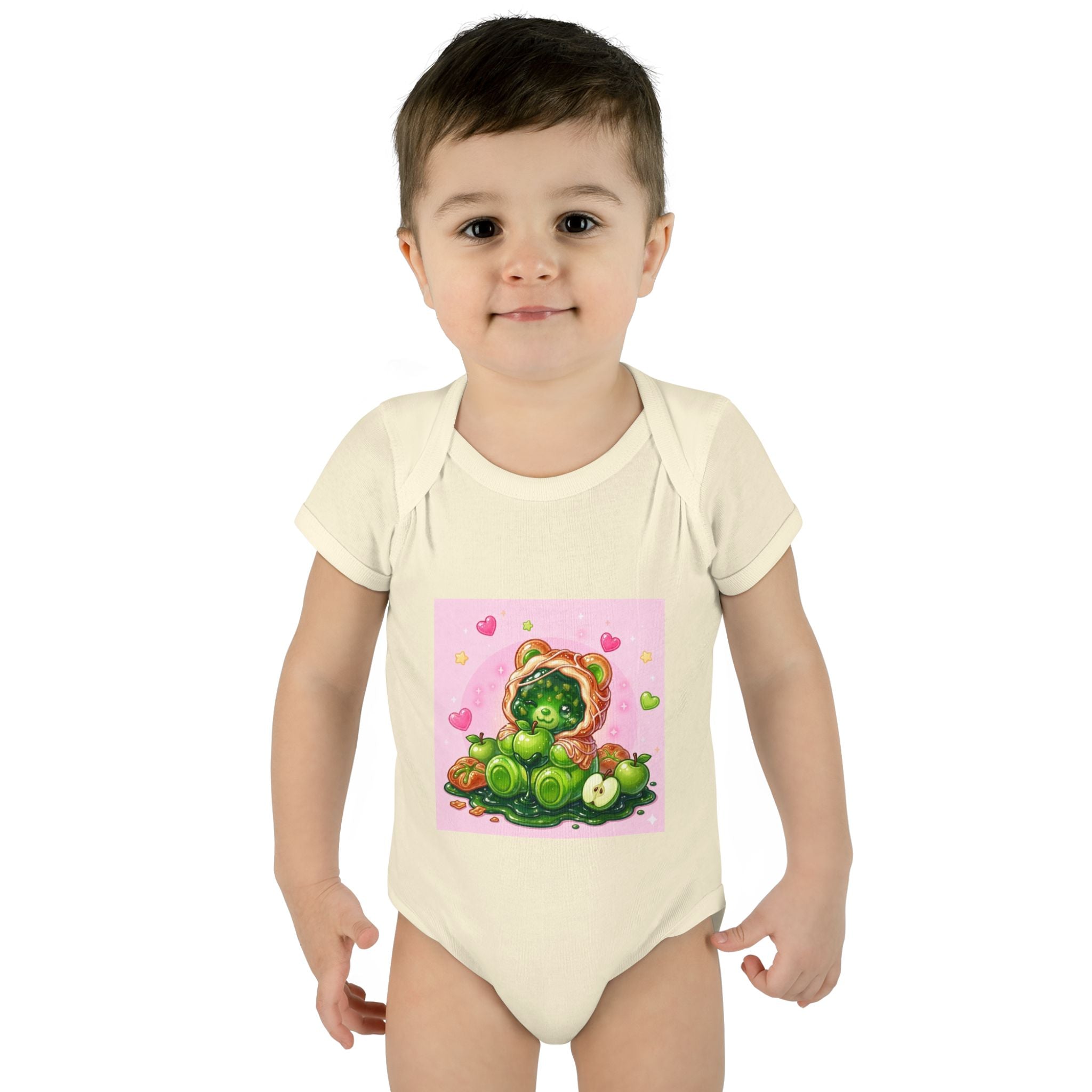 Green Apple Danish Gooey Gummy Bear in Puff PJs