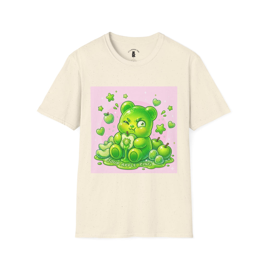 Sour Green Apple Gooey Gummy Bear T-Shirt — Graphic Tee