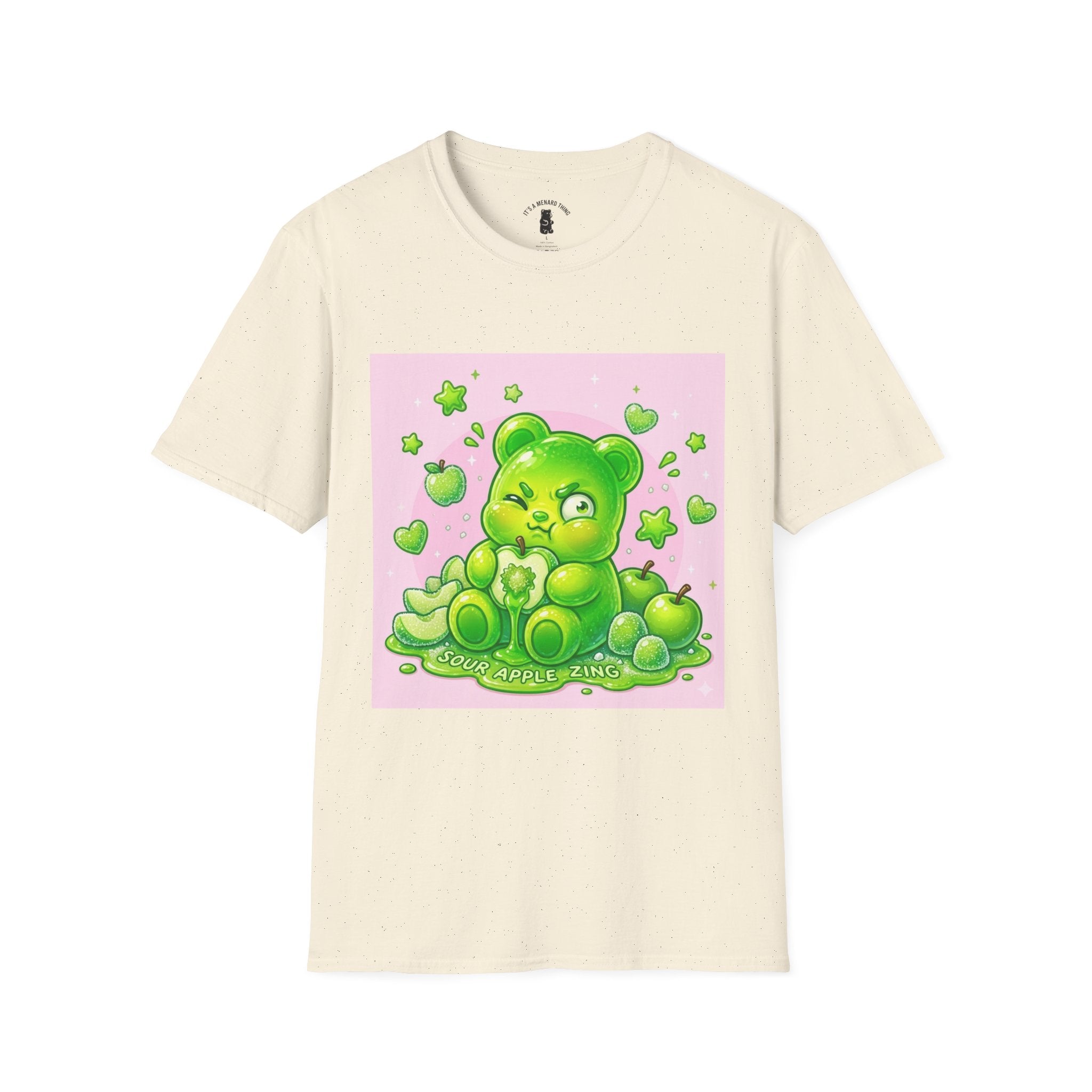 Sour Green Apple Gooey Gummy Bear T-Shirt — Graphic Tee