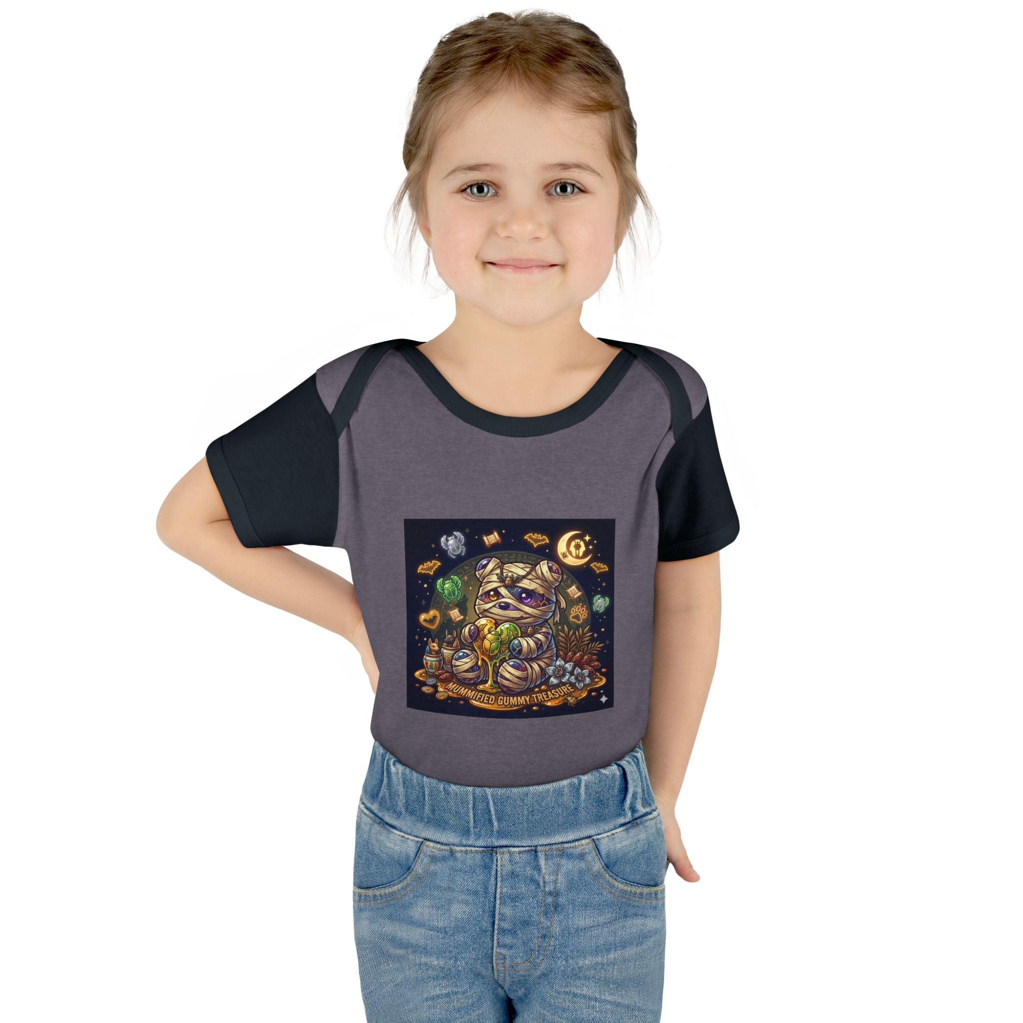 Infant Bodysuit - Cute Gooey Mummy Bear Halloween