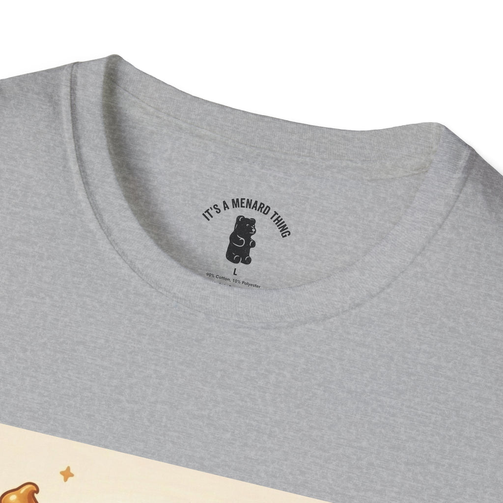Butterscotch Drizzle Gooey Gummy Bear — Kawaii Graphic T-Shirt