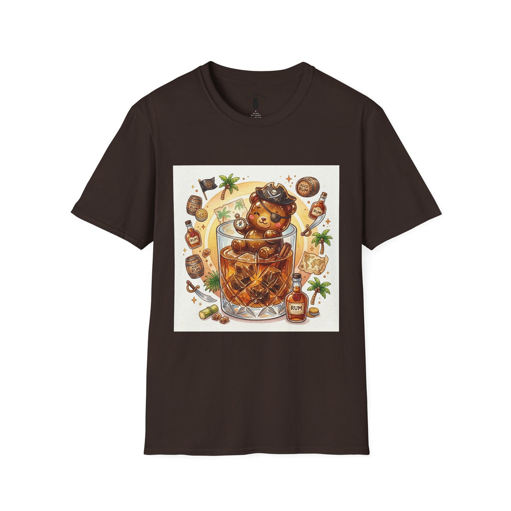 Yo-Ho Pirates Rum! Boozy Gooey Gummy Bears- Kawaii Graphic T-Shirt