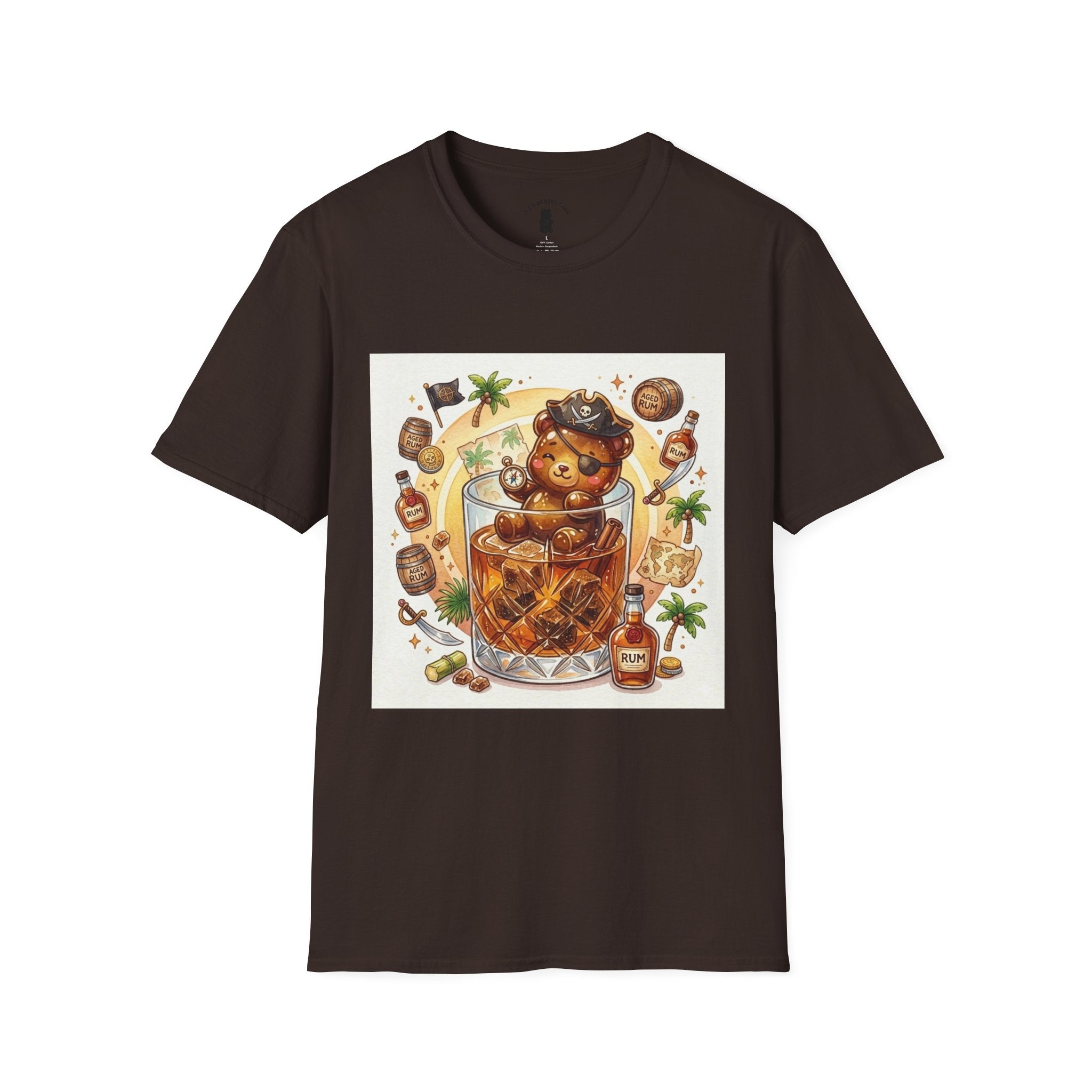 Yo-Ho Pirates Rum! Boozy Gooey Gummy Bears- Kawaii Graphic T-Shirt
