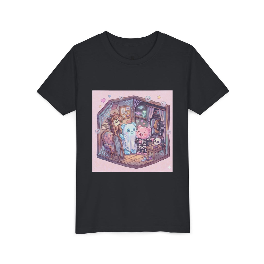 Halloween Haunted Room & Gooey Gummy Friends Illustration