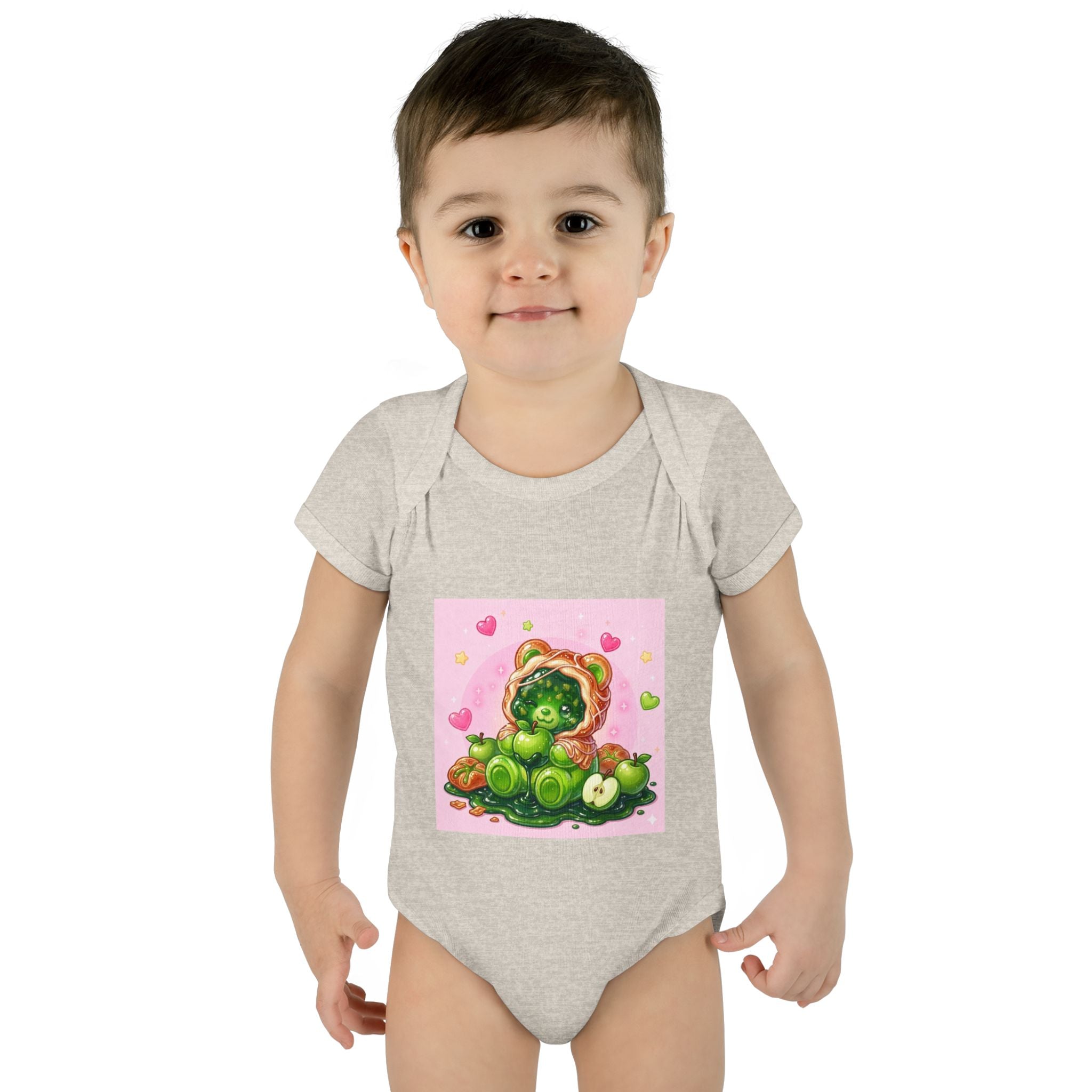 Green Apple Danish Gooey Gummy Bear in Puff PJs