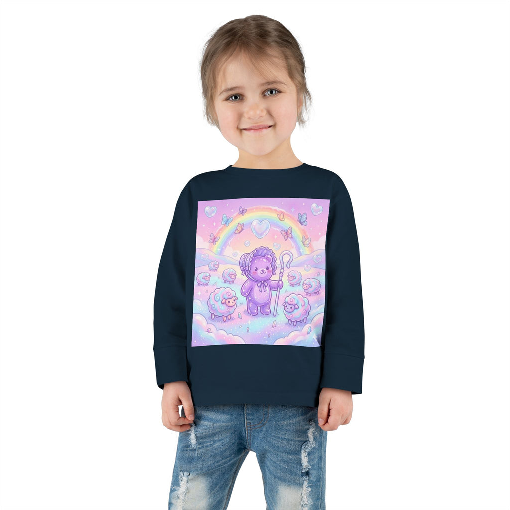 Sweet Dreams, Cotton Candy Sheep & Oozy Shepard of Snoozes_ Graphic Long Sleeve