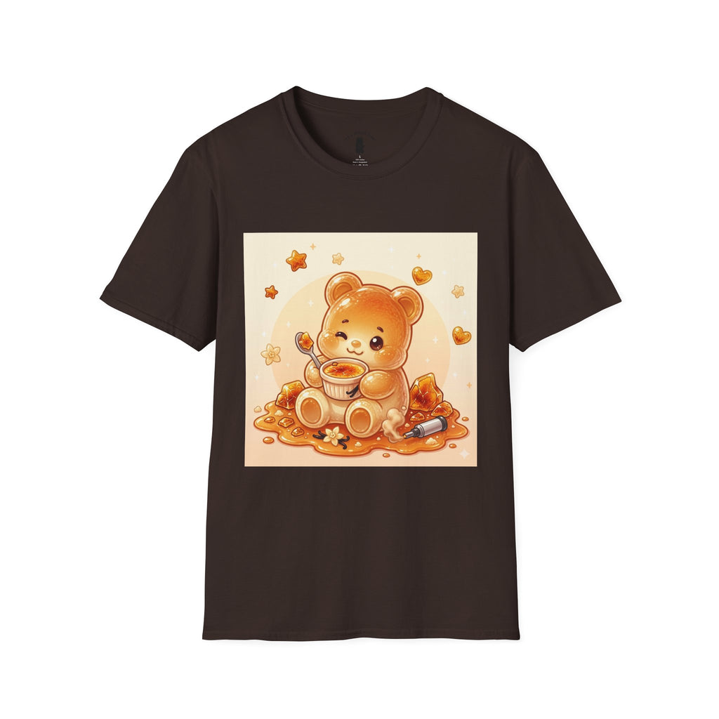 Cream Brulé Cutie, Gooey Gummy Bear – Adorable Graphic Tee