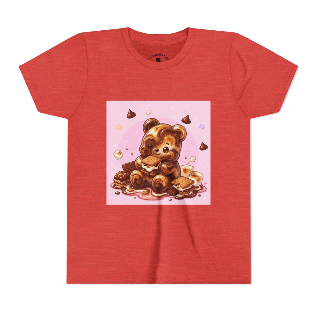 Chocolate, Marshmello S'more Gooey Fudge Gummy Bear Dessert Graphic Tee