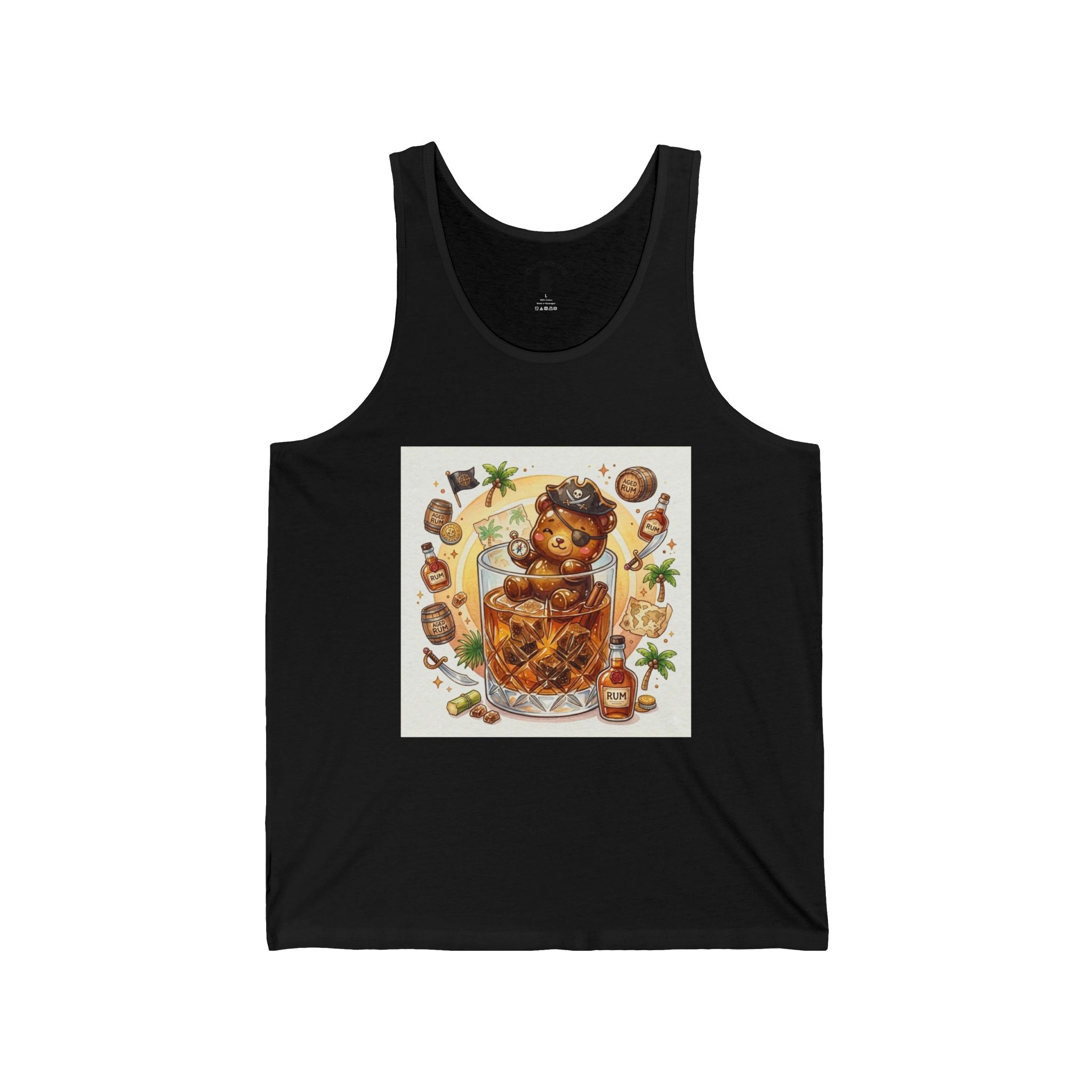 Special Pirate Rum, Boozy Gooey Gummy Bear — Kawaii Design Tank Top