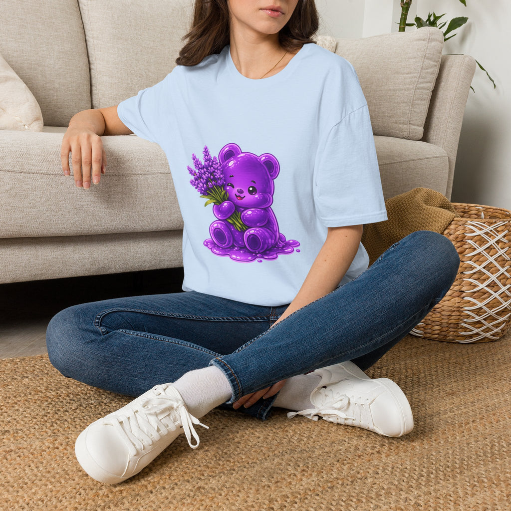 Special Lavender flower, Oozy Bear Gummy Friend- Graphic Shirt