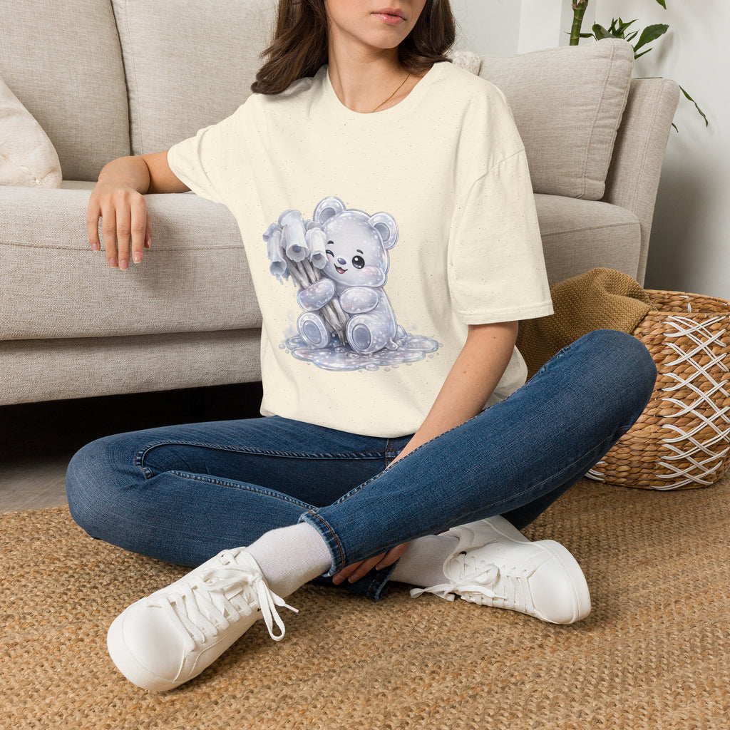 Special Ghost Pipe Mushroom Cluster, White Oozy Bear Gummy Friend- Graphic Shirt