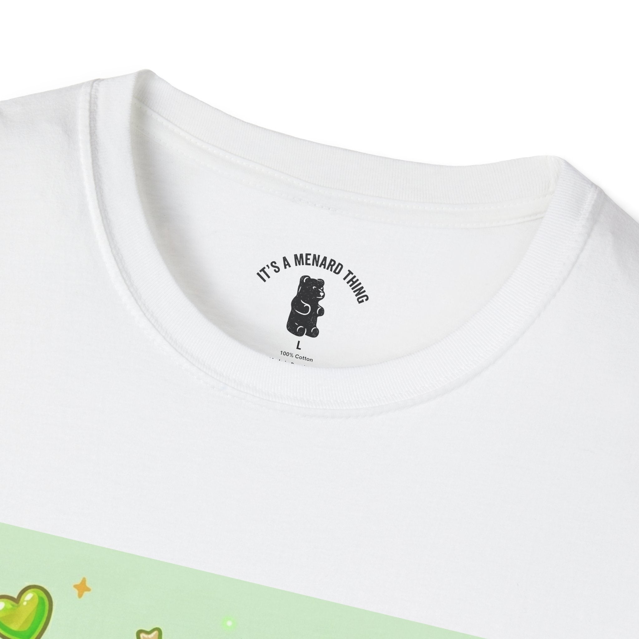 Kiwi Green Gooey Gummy Bear T-Shirt — Cute Graphic Tee