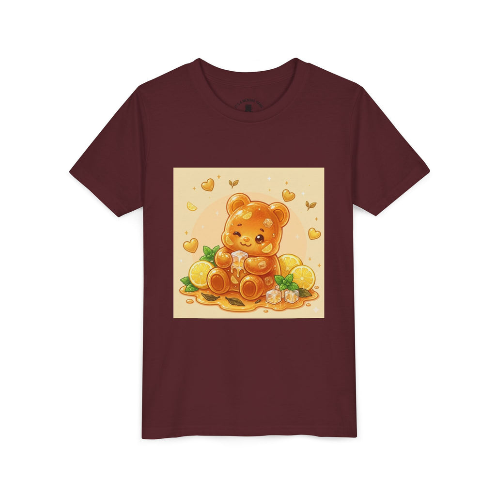Honey Lemon Iced-Tea Gooey Gummy Bear Youth T-Shirt