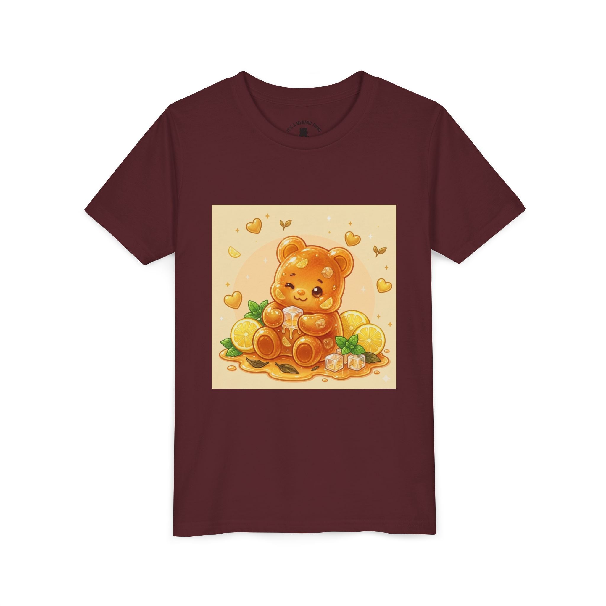 Honey Lemon Iced-Tea Gooey Gummy Bear Youth T-Shirt