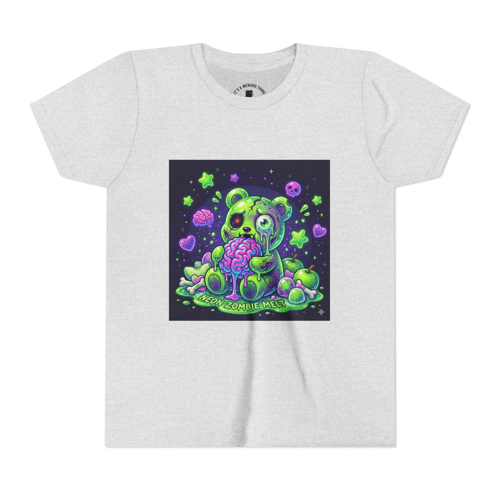Neon Zombie Gooey Gummy Bear Graphic Tee