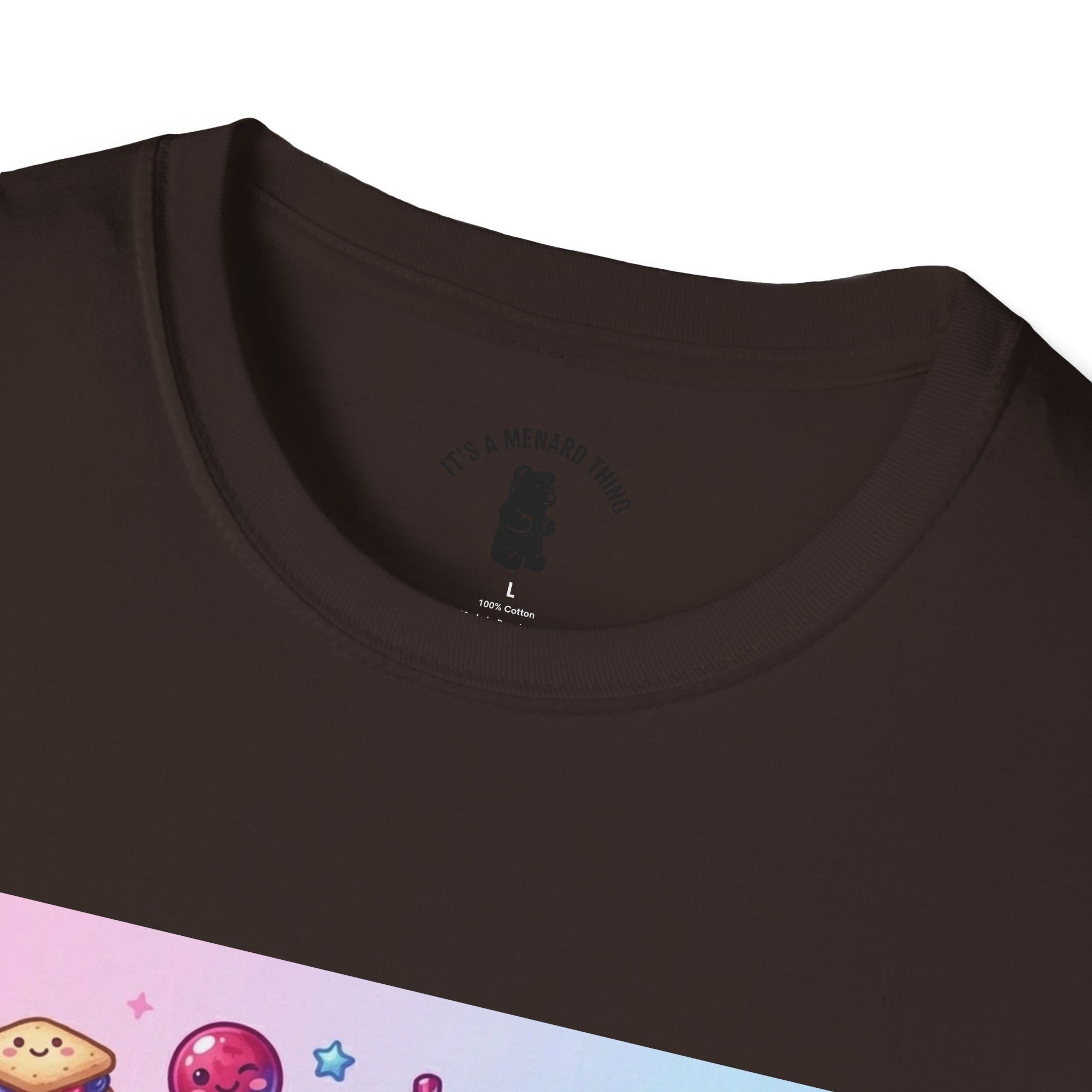 Hibiscus and Mixed Berry Jam, Exotic fruit Flower Gooey Gummy — Kawaii Illustrated T-Shirt