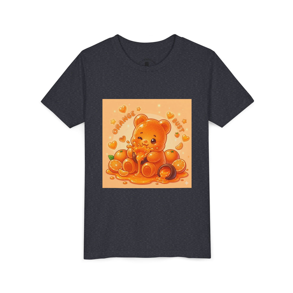 Gooey Orange Gummy Bear Graphic Tee for Kids