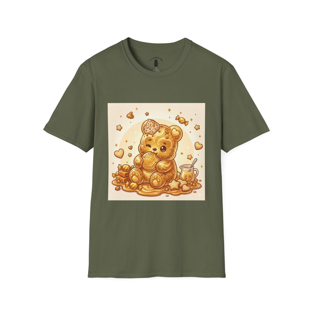 Butterscotch Drizzle Gooey Gummy Bear — Kawaii Graphic T-Shirt
