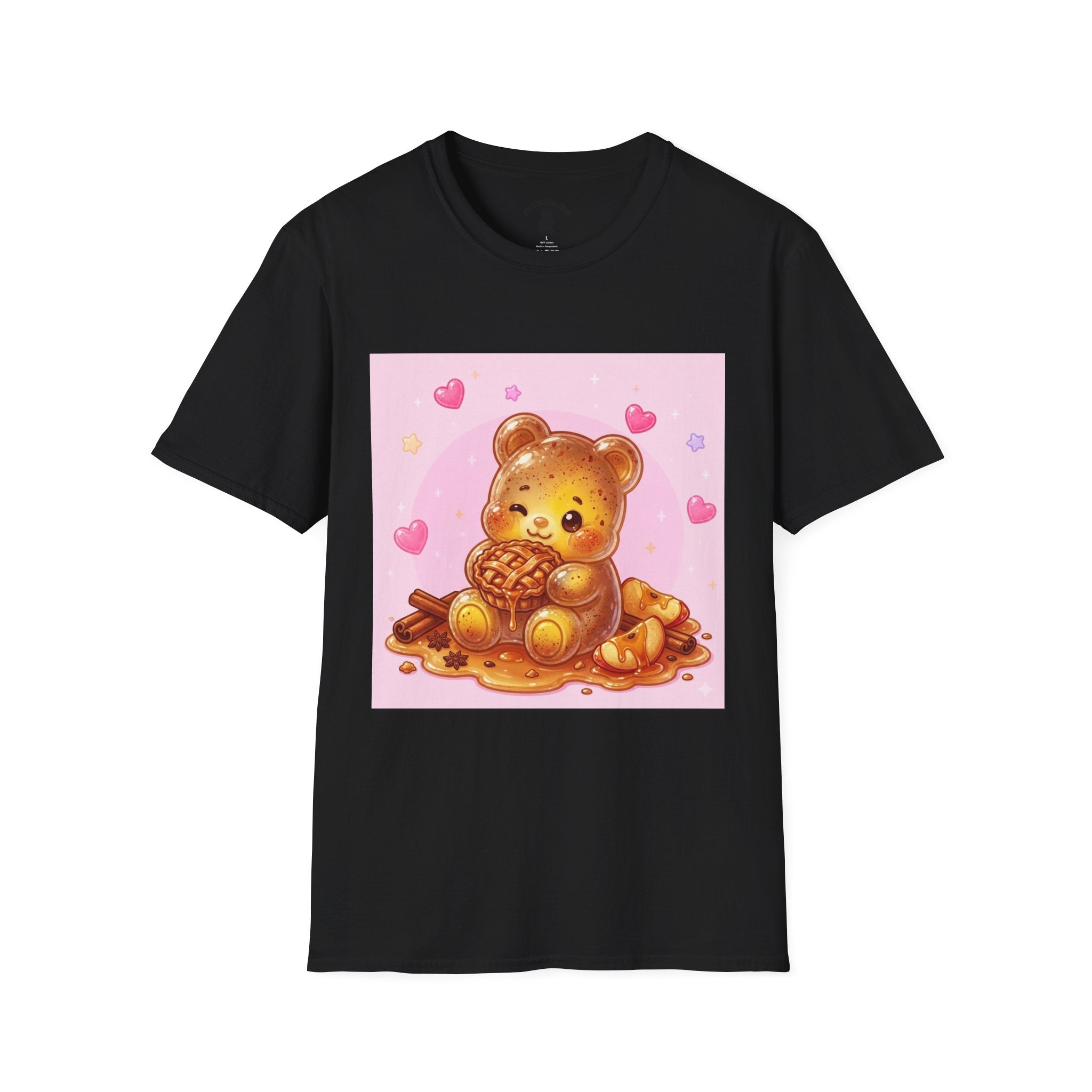 Warm Fresh Apple Cinnamon Pie Gooey Gummy Bear- Graphic T-Shirt