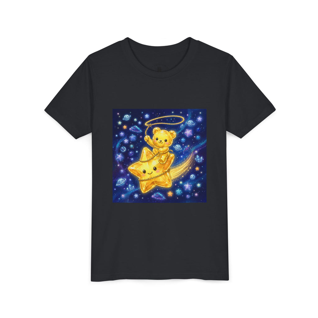 Rodeo, Giddy Up! Starlight Yellow Gooey Crystal Gummy Bear- Graphic T-Shirt